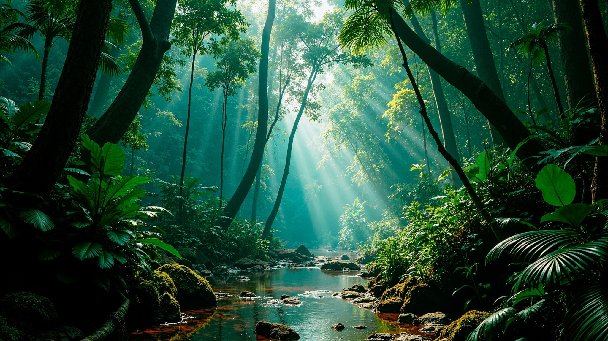 Wild Oasis wallpaper artwork